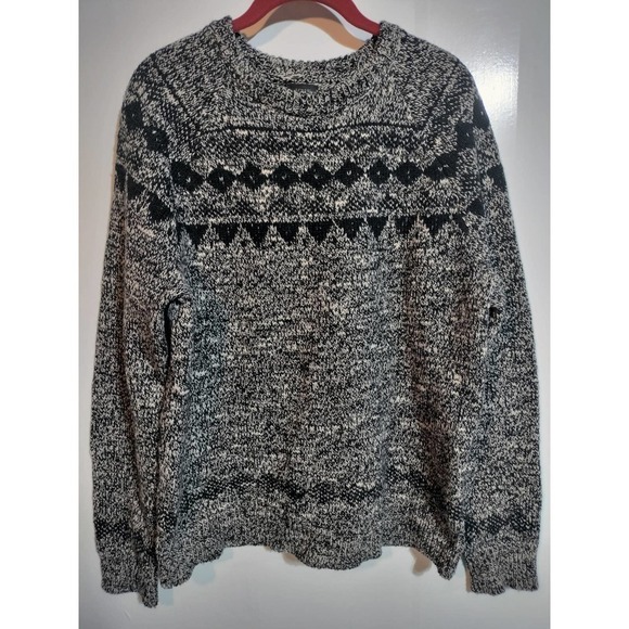 J.CREW Other - J. Crew Wool blend black knit sweater men medium